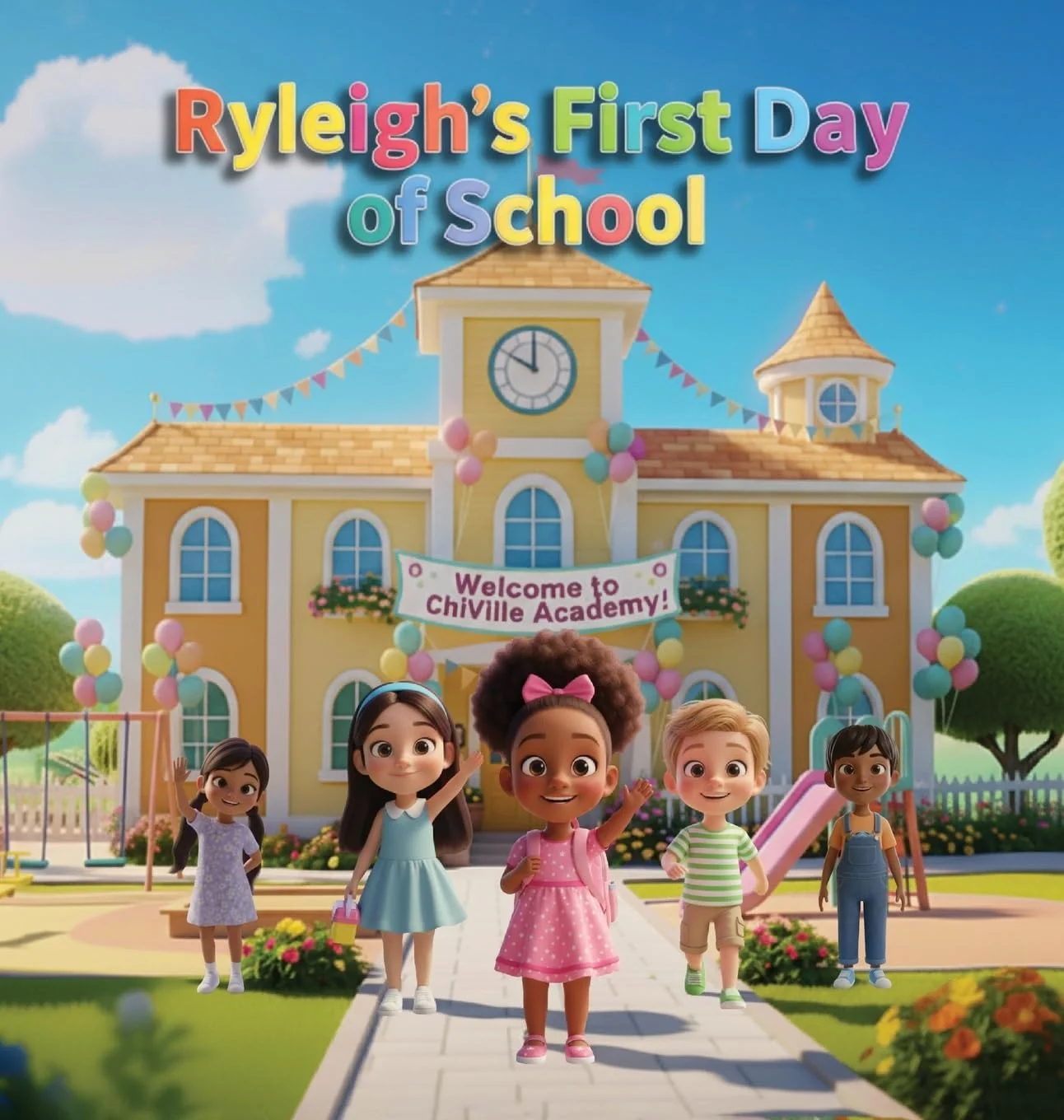 Ryleigh's First Day of School book cover by Haman Gibson, Children's & Picture Books example