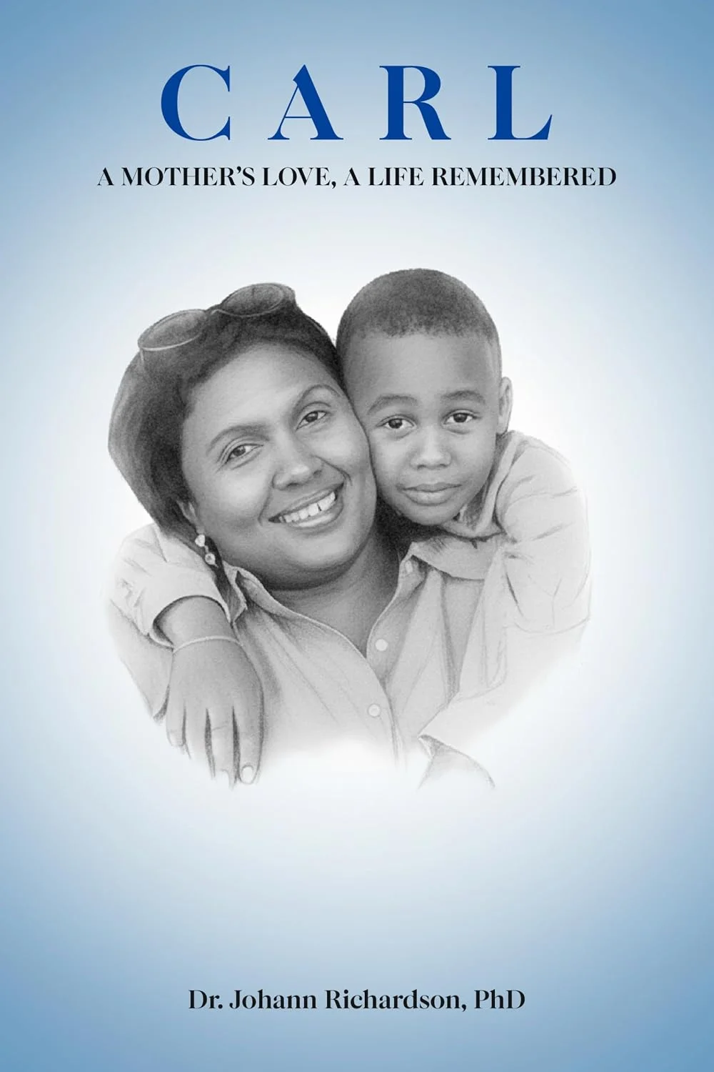 Carl's Memorial Book book cover by Dr. Johann Richardson, Memoir & Family Stories example