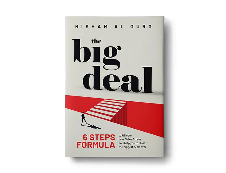 Text-based book cover design example